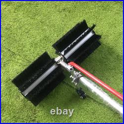 1.7 hp 43cc Gas Power Artificial Grass Sweeper Yard Sweeping Broom Cleaner Brush