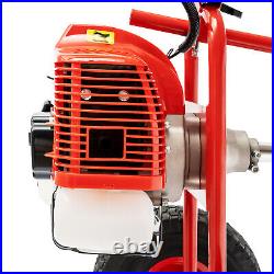 1.7HP 43cc Petrol Powered Sweeper Gas Engine Power Sweeper Broom Brush Cleaner