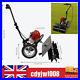 43CC 2-stroke Gas Power Sweeper Broom Artificial Grass Lawn Brush Cleaner 1.7 HP