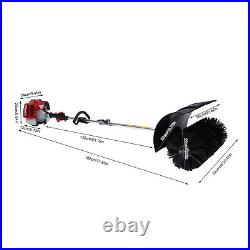 52CC Gas Power Brush Broom Sweeper Artificial Grass for Driveway Street Cleaning