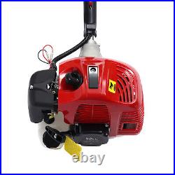 52cc 2.3HP Gas Powered Sweeper Gasoline Engine Grass Turf Broom Brush Cleaner