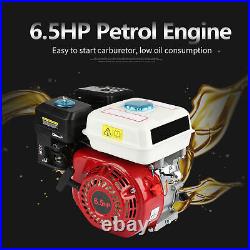 6.5HP 4Stroke 196CC Engine OHV Horizontal Shaft Gas Engine Go Motor f/ Garden