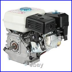 6.5HP 4Stroke 196CC Engine OHV Horizontal Shaft Gas Engine Go Motor f/ Garden