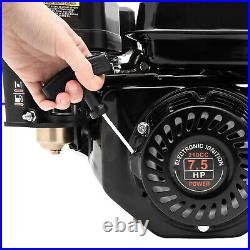 7.5 HP Electric Start Go Kart Gas Power Engine Motor 4 Stroke 210cc OHV gasoline