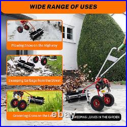 Artificial Grass Sweeper Brush 43CC 2 stroke Gas Power Broom Sweeper Cleaner UK