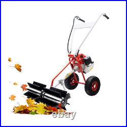 Artificial Grass Sweeper Brush 43CC 2 stroke Gas Power Broom Sweeper Cleaner UK