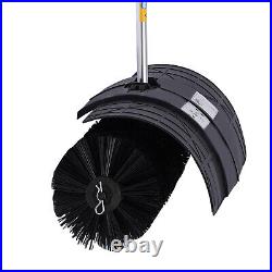 Gas Power Brush Broom Sweeper 52CC Artificial Grass Sweeping Cleaner Driveway