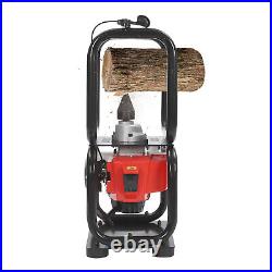 Gas Powered 64CC Petrol Log Splitter Axe With Stand Cuts all Wood Timber Types