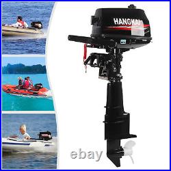 HANGKAI 2 Stroke 6 HP Outboard Motor 102CC Gas Boat Engine Water Cooling+CDI