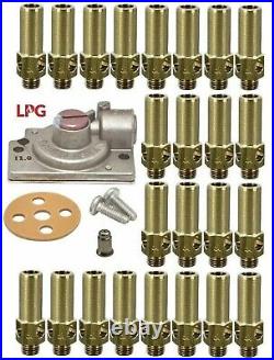 Henny Penny Gas Fryer Lpg Propane Burner Nozzle Injector Conversion Kit Complete