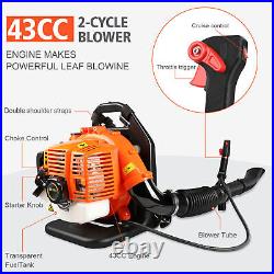 Petrol Gas Leaf Blowers & Commercial Powerful Backpack Blower 2-Strokes 43CC